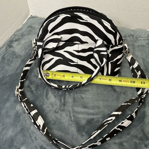 Olivia & Kate Zebra Striped Dumpling Bag - Picture 7 of 8